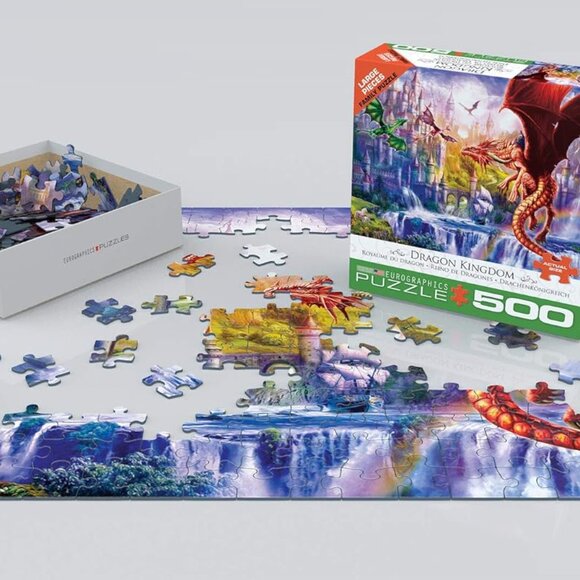 Eurographics - Dragon Kingdom by Jan Patrik - 500 Piece Puzzle - Picture 3 of 3
